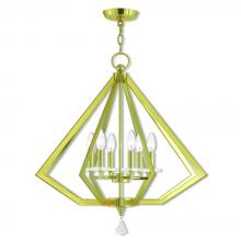 Livex Lighting 50666-02 - 6 Lt PB Chandelier