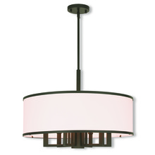 Livex Lighting 62616-07 - 7 Light Bronze Pendant Chandelier