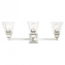 Livex Lighting 17173-91 - 3 Lt Brushed Nickel Bath Vanity