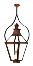 The Coppersmith CR33E-HSI-PY - Creole 33 Electric-Hurricane Shade-Pendent Yoke