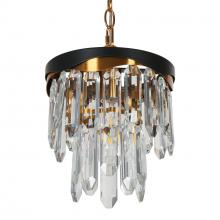 LNC Home HA04966p - Zephyrine 1-Light Crystal Pendant