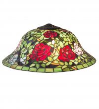 Meyda Green 10681 - 20" Wide Rosebush Shade