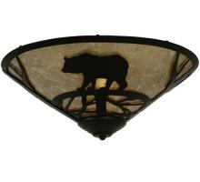 Meyda Green 112458 - 17"W Bear on the Loose Flushmount