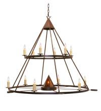 Meyda Green 120282 - 60" Wide Desert Arrow Two Tier Chandelier