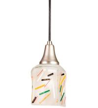 Meyda Green 12428 - 4"Sq Metro Fusion Circus Mini Pendant