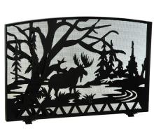 Meyda Green 131936 - 48" Wide X 33" High Moose Creek Fireplace Screen