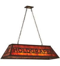 Meyda Green 132043 - 48"L Personalized Holdgrafer Oblong Pendant