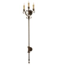 Meyda Green 145593 - 16" Wide Palmira 3 LT Wall Sconce