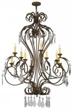 Meyda Green 145747 - 48"W Josephine 10 LT Chandelier