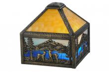 Meyda Green 147736 - 9"Sq Deer Lodge Shade