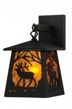 Meyda Green 149299 - 7"W Elk at Dawn Hanging Wall Sconce