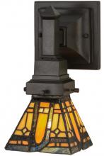 Meyda Green 153637 - 5"W Sierra Prairie Mission Wall Sconce