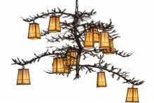 Meyda Green 155019 - 54"W Pine Branch Valley View 12 LT Chandelier