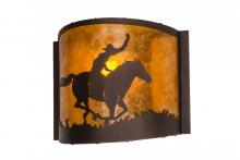 Meyda Green 163132 - 12" Wide Cowboy Wall Sconce