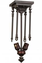 Meyda Green 163230 - 16"H Oil Rubbed Bronze 2 LT Semi-Flushmount Hardware