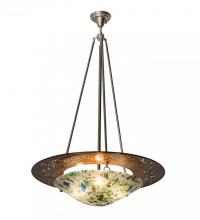 Meyda Green 174154 - 31"W Metro Fusion Super Nova Inverted Pendant