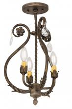 Meyda Green 174340 - 12"W Antonia 3 LT Chandelier