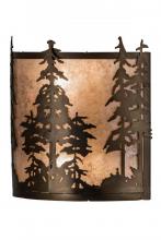 Meyda Green 179749 - 12"W Tall Pines Wall Sconce