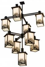 Meyda Green 180016 - 48"W Hyde Park Apple Branch 9 LT Chandelier