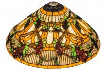 Meyda Green 182492 - 20" Wide Jeweled Grape Shade