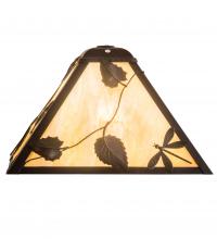 Meyda Green 189381 - 9" Square Vine Leaf Shade