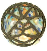 Meyda Green 22118 - 4.75"H Castle Butterfly Orb Shade