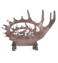 Meyda Green 29076 - 24"W Moose Antler Log Holder