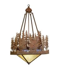 Meyda Green 32802 - 20"Sq Pine Lake Inverted Pendant