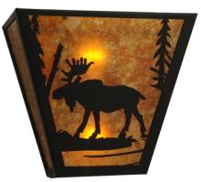 Meyda Green 81105 - 13" Wide Moose Creek Wall Sconce