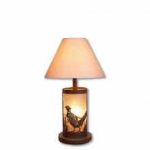 Avalanche Ranch Lighting M60051AL-KR-27 - Cascade Desk Lamp - Pheasant - Almond Mica Shade - Rustic Brown Finish