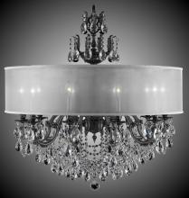 American Brass & Crystal CH6578-A-01G-PI-GL - 10 Light Llydia Chandelier