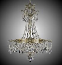 American Brass & Crystal CH8122-P-01G - 8 Light Valencia Chandelier