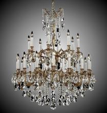 American Brass & Crystal CH9825-A-01G-PI - 16+8 Light Bellagio Chandelier