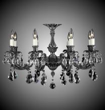 American Brass & Crystal FM2017-A-01G-PI - 8 Light Finisterra Flush Mount