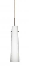 Besa Lighting 1BT-567407-HAL-BR - Besa Camino Pendant Bronze Opal Matte 1x40W Halogen