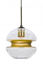 Besa Lighting 1JC-HULA8GD-BR - Besa Hula 8 Cord Pendant