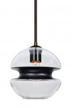 Besa Lighting 1TT-HULA8BK-BR - Besa Hula 8 Stem Pendant