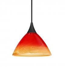 Besa Lighting 1XC-1743SL-BK - Besa Pendant Domi, Black Finish, Solare 1x50W MAX GY6.35 Base