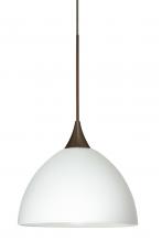  1XC-467907-BR - Besa Pendant Brella Bronze White 1x50W Halogen