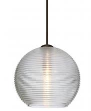 Besa Lighting 1XT-461500-BR - Besa Pendant Kristall 6 Bronze Clear 1x35W Halogen