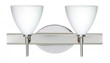 Besa Lighting 2SW-177907-CR - Besa Wall Mia Chrome Opal Matte 2x40W G9