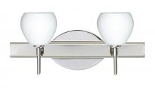 Besa Lighting 2SW-560507-CR - Besa Wall Tay Tay Chrome Opal Matte 2x40W G9