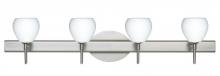 Besa Lighting 4SW-560507-SN - Besa Wall Tay Tay Satin Nickel Opal Matte 4x40W G9