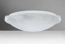 Besa Lighting 968052-LED-WH - Besa Ceiling Trio 20 White Marble 3x11W LED