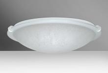 Besa Lighting 9680ST-WH - Besa Ceiling Trio 20 White Stucco 3x100W Medium Base