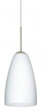 Besa Lighting J-151107-SN - Besa Riva 9 Pendant For Multiport Canopy Satin Nickel Opal Matte 1x75W Medium Base