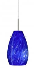 Besa Lighting J-412686-LED-SN - Besa Pera 9 LED Pendant For Multiport Canopy Blue Cloud Satin Nickel 1x9W LED