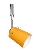 Besa Lighting RSP-5118AM-18-SN - Besa Spotlight With 18" Stem Tammi 3 Satin Nickel Apricot Matte 1x50W Halogen Mr16