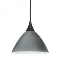 Besa Lighting RXP-1743TN-BK - Besa Pendant Domi, Black Finish, Titan 1x50W MAX GY6.35 Base