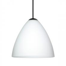 Besa Lighting RXP-177907-BK - Besa Pendant Mia, Black Finish, Opal Matte 1x50W MAX GY6.35 Base